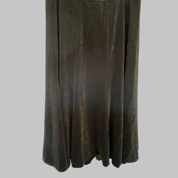 Chico's Travelers Hot Fudge Metallic Glam Jordie Holiday Party Skirt- Sz 3 (XL) - Picture 6 of 15